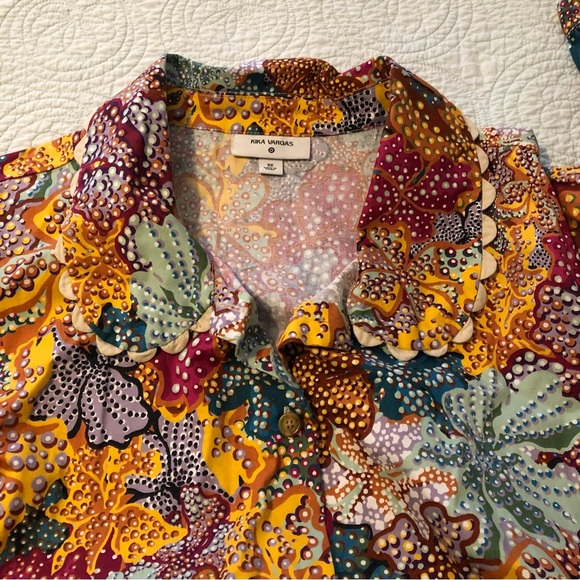 Kika Vargas X Target Anemone floral dress tunic. Size 3X. - Picture 5 of 10